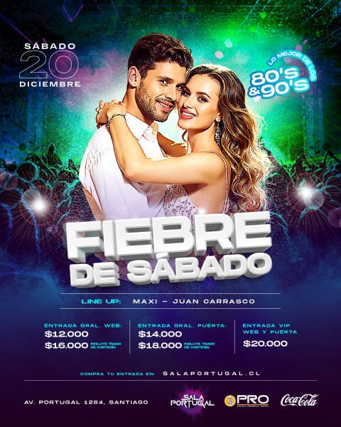 FIEBRE DE SÁBADO / Sábado 20 diciembre