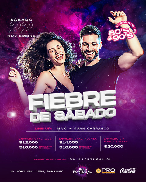 FIEBRE DE SÁBADO / sábado 22 Noviembre