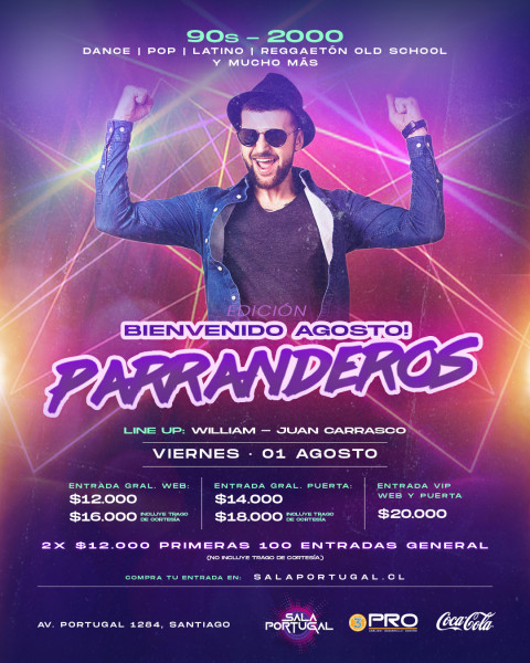 PARRANDEROS / Viernes 1 Agosto