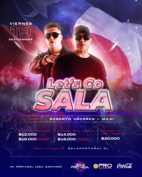 Let's Go Sala / Viernes 19 Septiembre