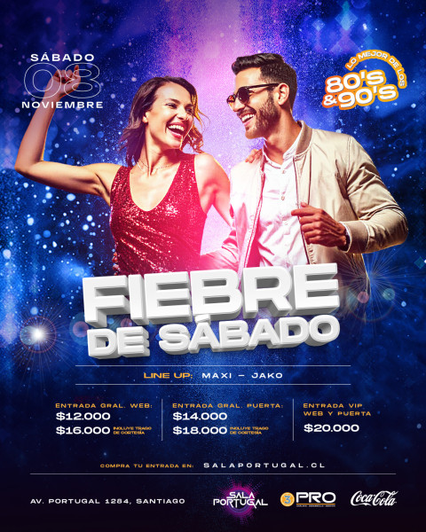 FIEBRE DE SÁBADO / sábado 8 Noviembre