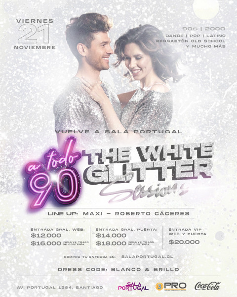 A TODO 90 "The white glitter sessions" / Viernes 21 Nov