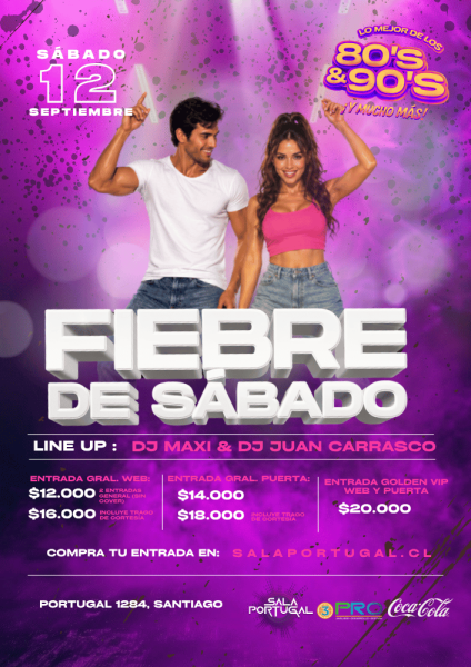 FIEBRE DE SÁBADO / SABADO 12/09