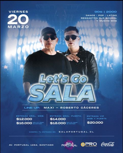 LET´S GO SALA / viernes 20 marzo